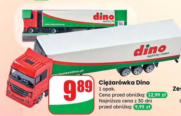 Ciężarówka Dino promocja w Dino