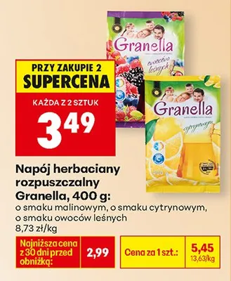 Napój herbaciany rozpuszczalny o smaku cytrynowym promocja w Biedronka