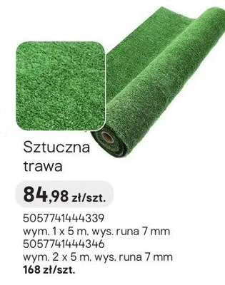 Sztuczna trawa promocja w Castorama