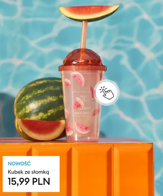 Kubek ze słomką promocja w Sinsay
