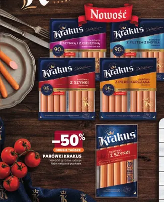 Parówki Krakus promocja w Stokrotka