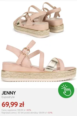 Espadryle Jenny promocja w eobuwie.pl