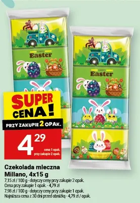 Czekolada mleczna Miilano promocja w Twój Market