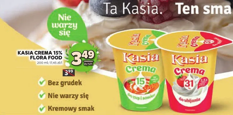 Crema 15% promocja w Stokrotka