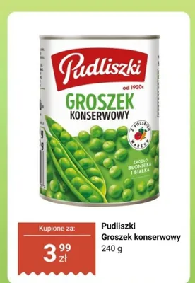 Groszek konserwowy promocja w Dino