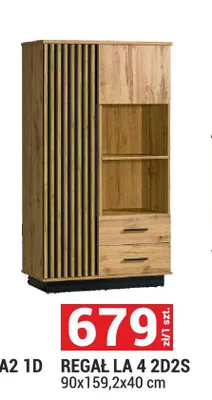 Regał Lamelo LA 4 2D2S promocja w Merkury Market