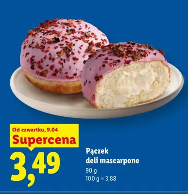 Pączek deli mascarpone Lidl promocja w Lidl