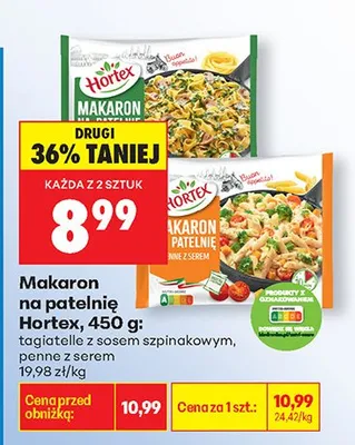 Makaron na patelnię penne z serem promocja w Biedronka