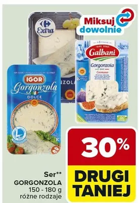 Ser Gorgonzola promocja w Carrefour
