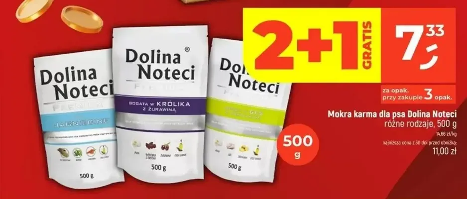 Mokra karma dla psa Dolina Noteci Premium gęś promocja w Dealz
