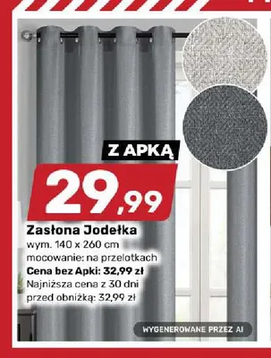 Zasłona Jodełka promocja w Bricomarche