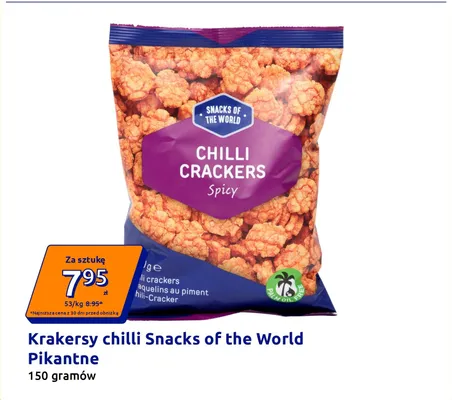 Krakersy chilli Snacks of the World Pikantne promocja w Action