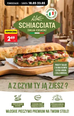 Schiacciata promocja w Biedronka