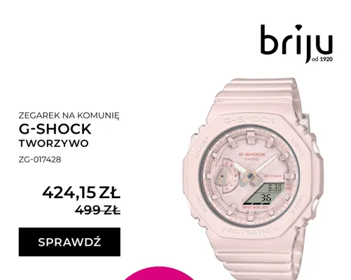 Zegarek G-SHOCK tworzywo promocja w Briju