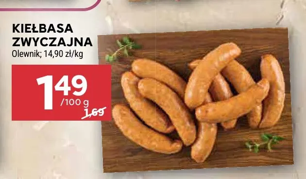 Kiełbasa zwyczajna Olewnik promocja w Stokrotka