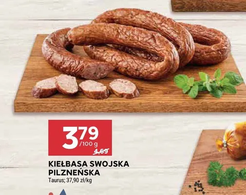 Kiełbasa swojska pilzneńska promocja w Stokrotka