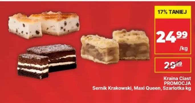 Szarlotka Kraina Ciast promocja w API Market