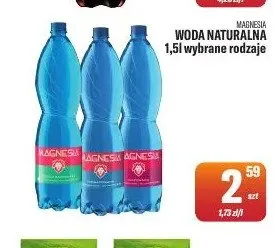 Woda naturalna Magnesia promocja w Tomi Markt