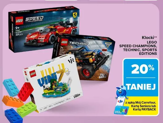 Klocki LEGO Speed Champions promocja w Carrefour Market