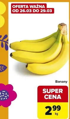 Banany promocja w Carrefour Express