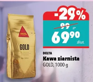 Kawa ziarnista Gold 1 kg promocja w Biedronka Home