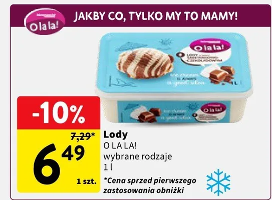 Lody promocja w Intermarche
