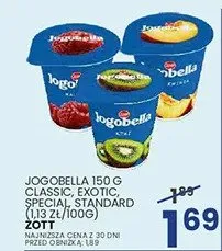 Jogurt różne rodzaje specjal, standard owocowy promocja w Wafelek