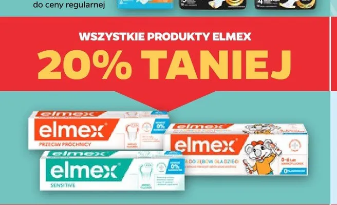 Pasta do zębów Elmex dla dzieci 0-6 lat promocja w Netto