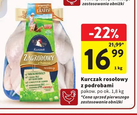 Kurczak rosołowy z podrobami promocja w Intermarche