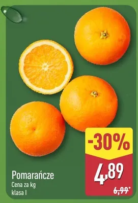 Pomarańcze promocja w Aldi