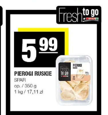 Pierogi ruskie Spar promocja w SPAR