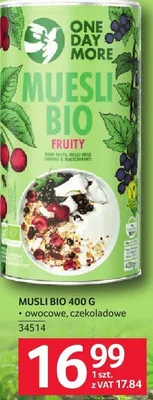 Musli Bio Fruity One Day More 34514 promocja w Selgros
