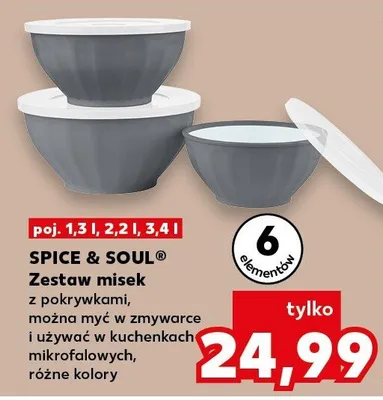 Zestaw misek promocja w Kaufland