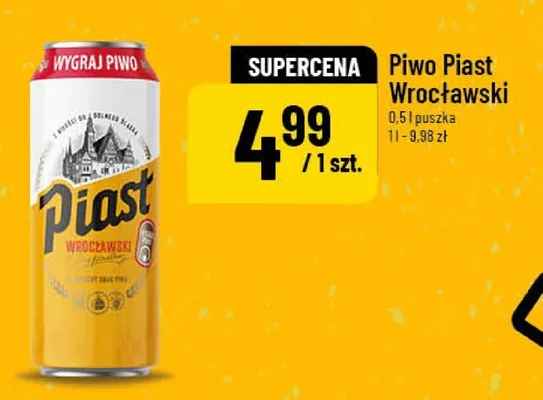 Piwo Piast Wrocławski promocja w POLOmarket