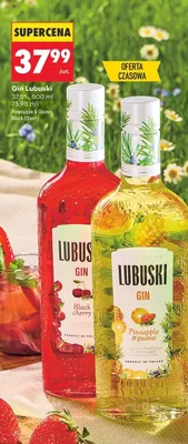 Gin Lubuski Black Cherry promocja w Biedronka