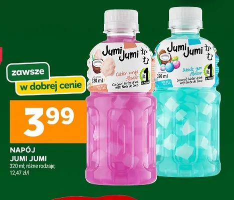 Napój Jumi Jumi Cotton candy flavour promocja w Stokrotka