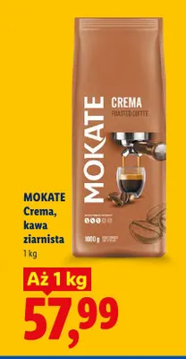 Kawa ziarnista Mokate Crema promocja w Lidl