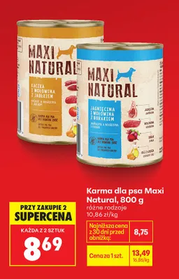 Karma dla psa, różne rodzaje promocja w Biedronka