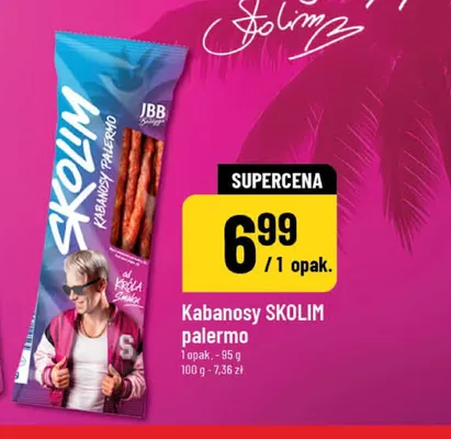 Kabanosy SKOLIM palermo JBB Bałdyga promocja w POLOmarket