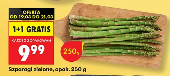 Szparagi zielone promocja w Biedronka