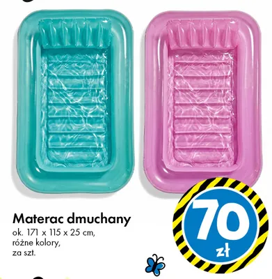 Materac dmuchany ok. 171x115x25cm promocja w Tedi
