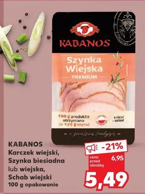 Kiełbasa szlachecka szynka biesiadna lub wiejska Schab wiejski promocja w Kaufland