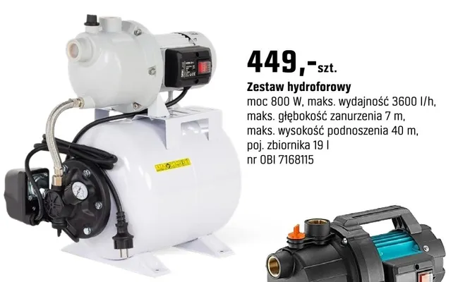 Zestaw hydroforowy promocja w OBI