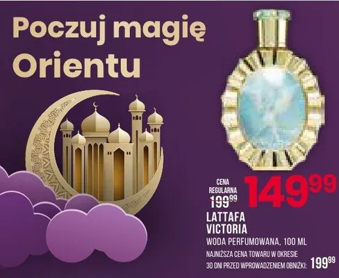 Woda perfumowana Lattafa Victoria promocja w Drogerie Natura