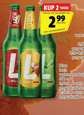 Piwo Lech Lime Mint promocja w Prim Market