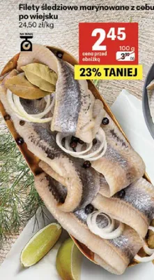 Filety śledziowe marynowane z cebulą po wiejsku promocja w Delikatesy Centrum