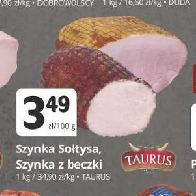 Szynka z beczki Taurus promocja w Marketvita