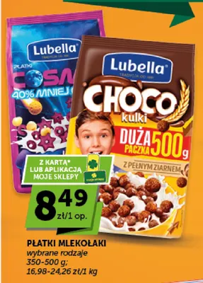 Płatki Mlekołaki Choco kulki Lubella promocja w Euro Sklep