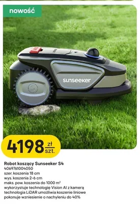 Robot koszący Sunseeker S4 promocja w Castorama