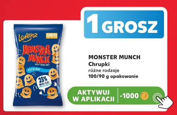Chrupki Monster Munch Original promocja w Kaufland